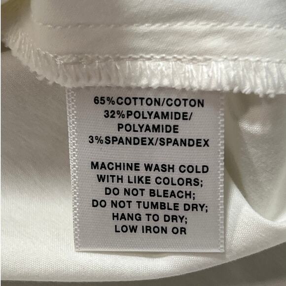 Lafayette 148 Ruffle Button Up Professional Shirt Size 6 Modern Contemporary Top - Picture 5 of 8